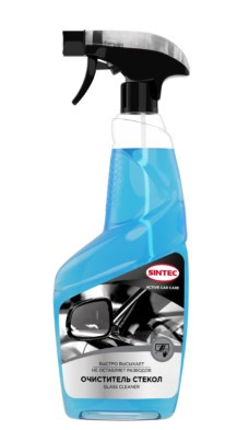Очиститель стекол Glass Cleaner Sintec 550мл (спрей) 1*12шт