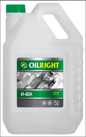 Масло индустр. И-40А OILRIGHT 5л (4шт) Масло индустр. И-40А OILRIGHT 5л (4шт)