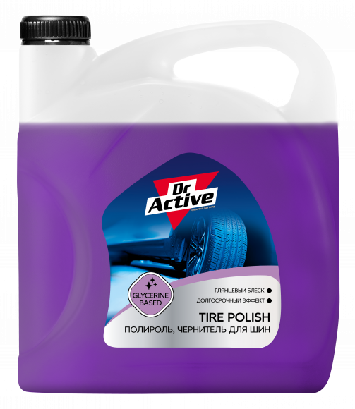 Sintec  Dr.Active Полироль чернитель шин "Tire Polish" 6кг
