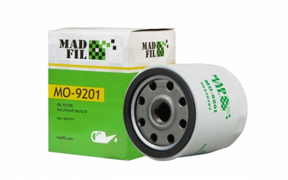 MADFIL Фильтр масляный, 96879797 Daewoo Nexia, Chevrolet Lanos, Lacetti 1.4-1.6, Cruze1.6 (60шт)