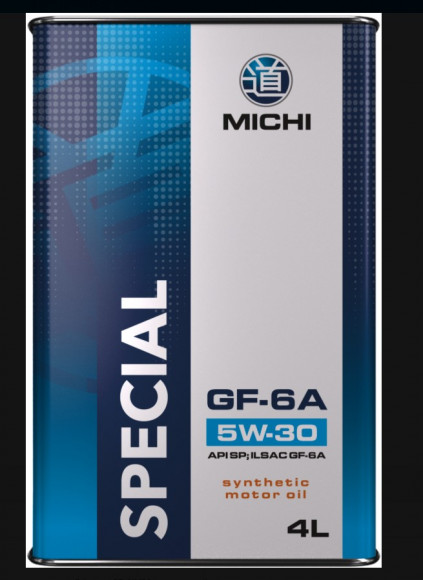Масло мотор. 5w30 Michi Special GF-6A 4л (4шт) Масло мотор. 5w30 Michi Special GF-6A 4л (4шт)