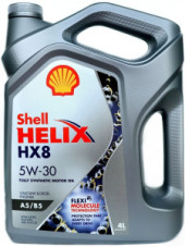 Масло мотор.  5W30 Shell Helix HX8 API SN+ ACEA A3/B4 пластик (4 л.) 1*4 шт. (Турция)