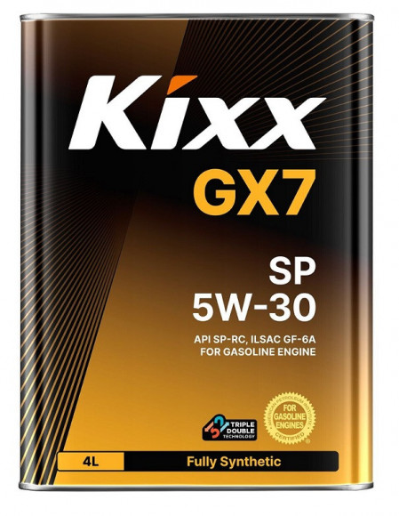 Масло мотор.  5W30 Kixx GX7 SP GF-6A металл (4 л.) 1*4 шт.