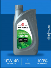 Масло моторное TAKAYAMA Mototec 3000 4T SAE 10W-40 API SL JASO MA-2 металл 1л (1*12шт)