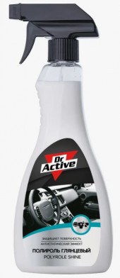 Sintec  Полироль для кожи, резины и пластика "Polyrole Shine"   550 мл триггер (1*12шт)