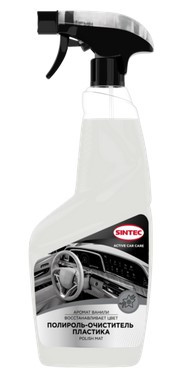 Sintec Полироль-очиститель пластика Matte (спрей) 550мл 1*12шт