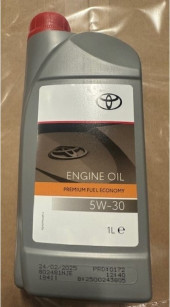 Масло мотор. 5W30 Toyota TGMO PFE SN (1л)1*12шт. Масло мотор. 5W30 Toyota TGMO PFE SN (1л)1*12шт.