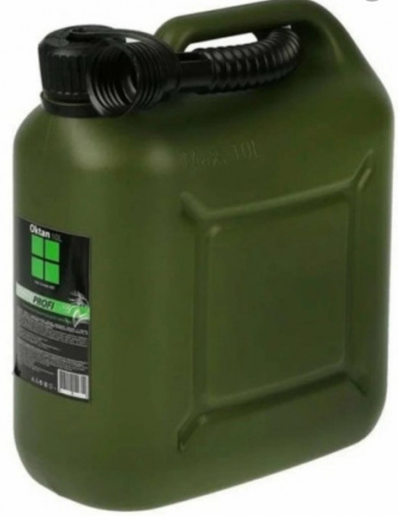 Канистра ГСМ Oktan, Профи, 10л (Зеленый)