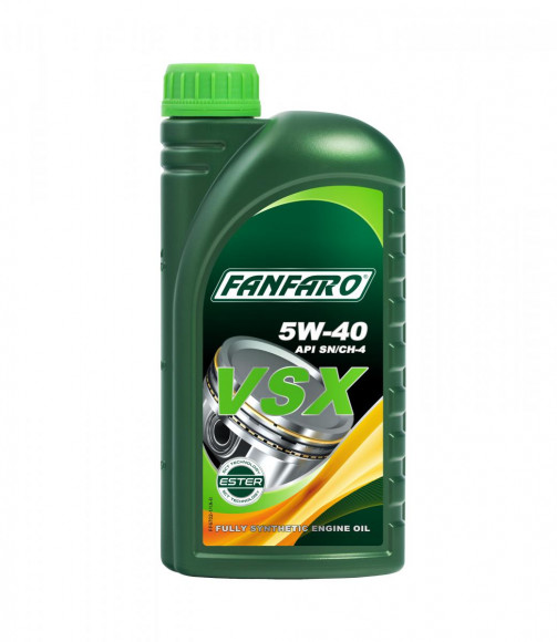 Масло мотор.  синтет. Fanfaro VSX SAE 5W-40 (1л.) Бел.1*20шт.
