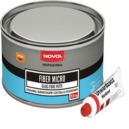 Шпатлевка Micro Fiber (со стекловол.)  (1,8 кг) (Novol)