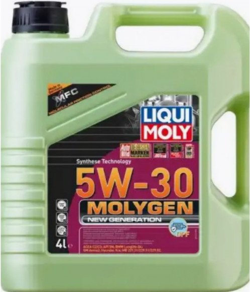 Масло мотор.  5W30 Liqui Moly Molygen New Generation DPF SN C2/C3 (4 л.) 1*4 шт. (21225) Масло мотор.  5W30 Liqui Moly Molygen New Generation DPF SN C2/C3 (4 л.) 1*4 шт. (21225)