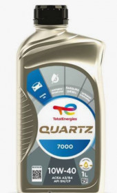 Масло мотор. 10W40 TOTAL QUARTZ 7000 SN/CF A3/B4 пластик (1 л.) 1*12 шт.