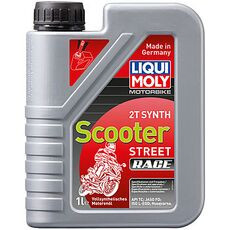 Масло мотор. Liqui Moly 2T Motorbike Synth Scooter Street Race TC L-EGD FD пластик (1 л.) 1*6 шт. (1