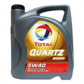 Масло мотор.  5W40 TOTAL QUARTZ 9000 API SN/CF ACEA A3/B4 пластик (1 л.) 1*18 шт.