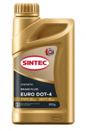 Жидкость тормоз. ДОТ-4 Sintec  EURO 0,910гр (1*12шт)