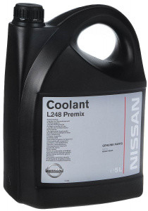 АНТИФРИЗ NISSAN L-248 5 Л (зеленый) - 4 шт в уп.