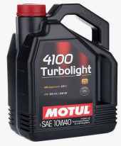 Масло мотор. 10W40 MOTUL 4100 TURBOLIGHT SN A3/B4 пластик (4 л.) 1*4 шт. (Вьетнам)