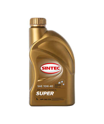 Масло мотор. SINTEC SUPER SAE 10W40 API SG/CD (1л) 1*12шт Масло мотор. SINTEC SUPER SAE 10W40 API SG/CD (1л) 1*12шт