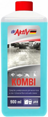 Dr.Aktiv Средство универсальное для мытья пола и стен Kombi 900мл (1*6шт) Dr.Aktiv Средство универсальное для мытья пола и стен Kombi 900мл (1*6шт)