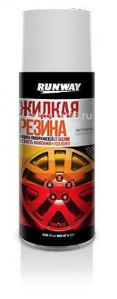 RW6702 Жидкая резина цвет-прозрачный (аэроз) (450 мл) (1*6) RW6702 Жидкая резина цвет-прозрачный (аэроз) (450 мл) (1*6)