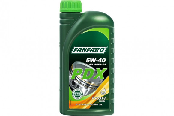 Масло мотор.  синтет. Fanfaro PDX SAE 5W-40 (1л.) 1*20шт.