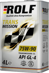 Масло трансм. ROLF Transmission SAE 75W90 API GL-4 4л (1*4шт)
