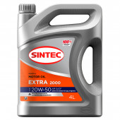 Масло мотор. 20W50 SINTEC Eхtra 2000 (4л) 1*4шт Масло мотор. 20W50 SINTEC Eхtra 2000 (4л) 1*4шт