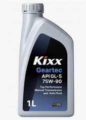 Масло трансм. 75W90 Kixx Geartec GL-5 пластик (1 л.) 1*12 шт. Масло трансм. 75W90 Kixx Geartec GL-5 пластик (1 л.) 1*12 шт.
