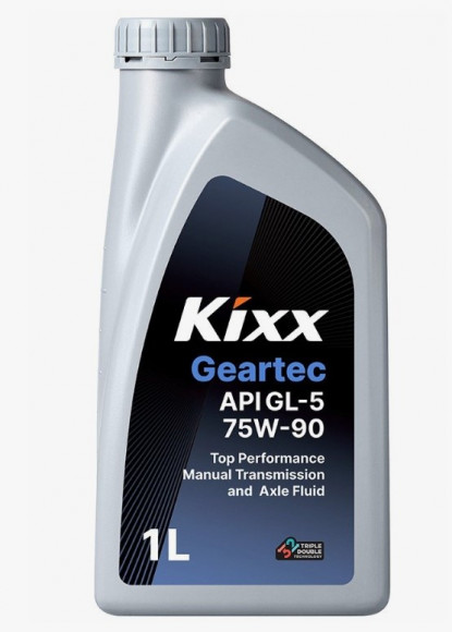 Масло трансм. 75W90 Kixx Geartec GL-5 пластик (1 л.) 1*12 шт. Масло трансм. 75W90 Kixx Geartec GL-5 пластик (1 л.) 1*12 шт.