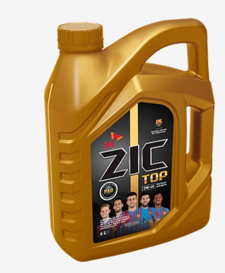 Масло мотор.  5W40 ZIC TOP API SP ACEA A3/B4 (синт.) (4 л.) пластик 1*4 шт.