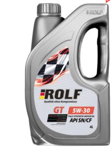 Масло мотор. ROLF GT SAE 5W30 API SN/CF ПЛАСТИК 1л (1*12шт)