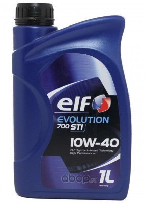 Масло мотор. 10W40 ELF Evolution 700 STI API SN/CF ACEA A3/B4 пластик (1 л.) 1*18 шт.