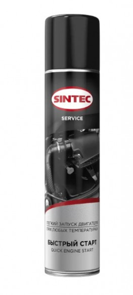 Sintec Средство специального назначения Быстрый старт Quick Engine Start 400мл. (аэрозоль) (1*12шт)