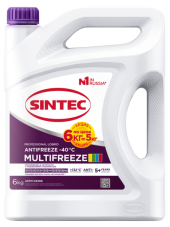 АКЦИЯ Антифриз A-40 Sintec Multifreeze (violet) (6 кг) Акция 6кг по цене 5кг 1*3шт АКЦИЯ Антифриз A-40 Sintec Multifreeze (violet) (6 кг) Акция 6кг по цене 5кг 1*3шт