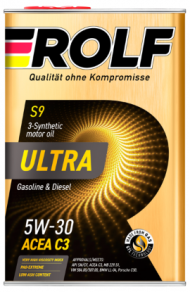 Масло мотор. ROLF ULTRA C3 5W30 SN/CF 4л (1*4шт) Масло мотор. ROLF ULTRA C3 5W30 SN/CF 4л (1*4шт)