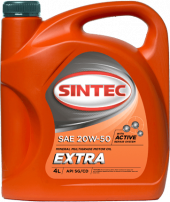 Масло мотор. SINTEC EXTRA SAE 20W50 API SG/CD 4л (1*4шт) Масло мотор. SINTEC EXTRA SAE 20W50 API SG/CD 4л (1*4шт)