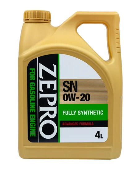 Масло мотор.  0W20 ZEPRO SN GF-5 пластик (4 л.) 1*6 шт.