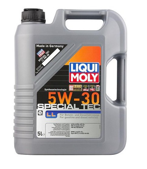 Масло мотор.  5W30 Liqui Moly Special Tec LL API SL ACEA A3/B4 пластик (5 л.) 1*4 шт. (8055) Масло мотор.  5W30 Liqui Moly Special Tec LL API SL ACEA A3/B4 пластик (5 л.) 1*4 шт. (8055)