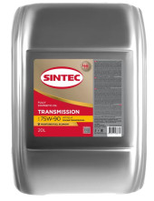 Масло трансм. SINTEC Transmission ТМ-4 75W90 API GL-4 20л Масло трансм. SINTEC Transmission ТМ-4 75W90 API GL-4 20л