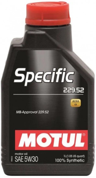 Масло мотор. MOTUL SPECIFIC MB 229.52 5W30 1л (1*12шт) Масло мотор. MOTUL SPECIFIC MB 229.52 5W30 1л (1*12шт)