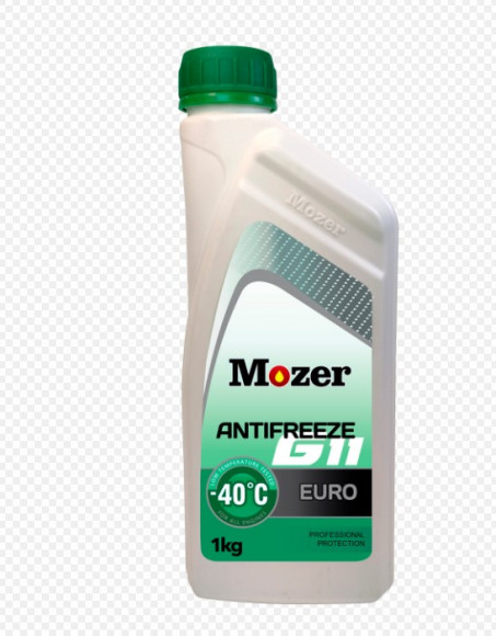 Антифриз MOZER G11 EURO зеленый   1кг (12шт) Антифриз MOZER G11 EURO зеленый   1кг (12шт)