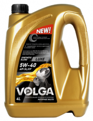 Масло мотор. 5W40 Волга-Ойл Luxe API SL/CF 4л (1*3шт) Масло мотор. 5W40 Волга-Ойл Luxe API SL/CF 4л (1*3шт)