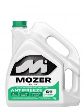 Антифриз MOZER G11 EURO зеленый   5кг (2шт) Антифриз MOZER G11 EURO зеленый   5кг (2шт)