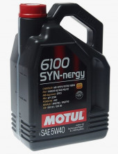 Масло мотор.  5W40 MOTUL 6100 SYN-NERGY SN A3/B4 пластик (4 л.) 1*4 шт. (Вьетнам)