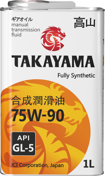 Масло трансм. 75W90 TAKAYAMA Transmission GL-4/GL-5  (4л) 1*4шт