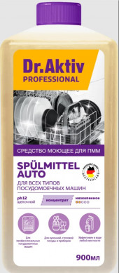Dr.Aktiv Средство моющее универсальное для посудомоечных машин Spülmittel Auto 900мл (1*12шт) Dr.Aktiv Средство моющее универсальное для посудомоечных машин Spülmittel Auto 900мл (1*12шт)