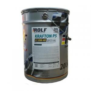 Масло мотор. ROLF KRAFTON P5 U SAE 10W40 API CI-4/SL   20л
