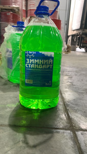 Антиобледенительная жидкость ЗИМНИЙ СТАНДАРТ (-30С) 5л ПЭТ(1*2шт) ЗЕЛЕНАЯ (144шт.)