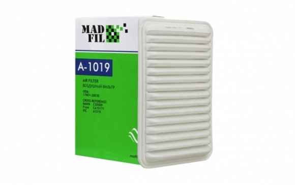 MADFIL Воздушный фильтр 17801-28030, TOYOTA Camry ACV4  шт