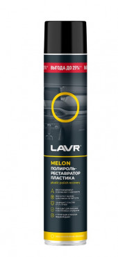 Ln2451 Полироль-реставратор пластика Melon LAVR 1000мл 1*12 Ln2451 Полироль-реставратор пластика Melon LAVR 1000мл 1*12